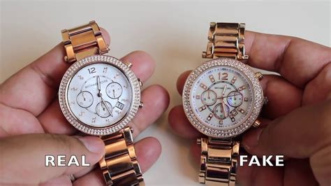 michael kors original vs fake watch|are michael kors watches real.